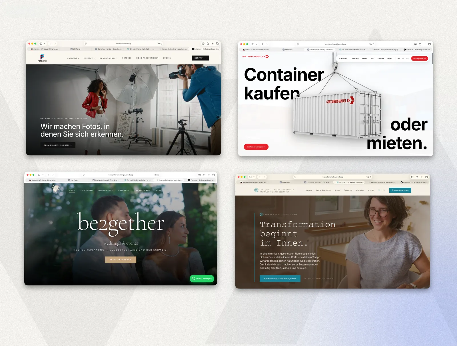 Websites — Auftritte mit Charakter.